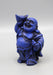 Blue Laughing Buddha with Bowl Resin Statue - nepacrafts