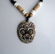 Hindu Bhairab Pendant Necklace - nepacrafts
