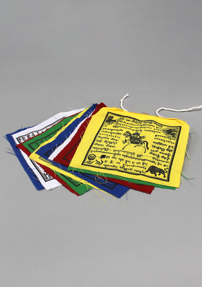 5 Rolls of Small Combo Prayer Flags, Tibetan Flags