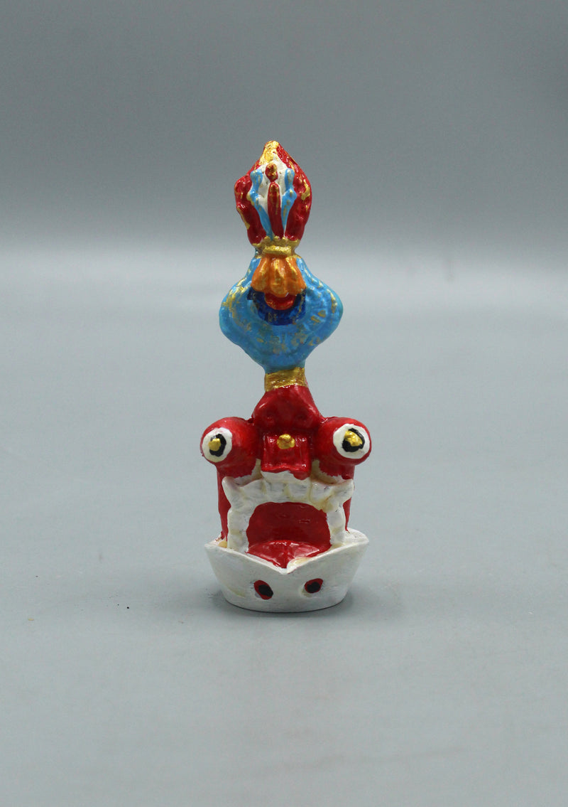 Handpainted Buddhist Ritual Wangpo MetokTorma