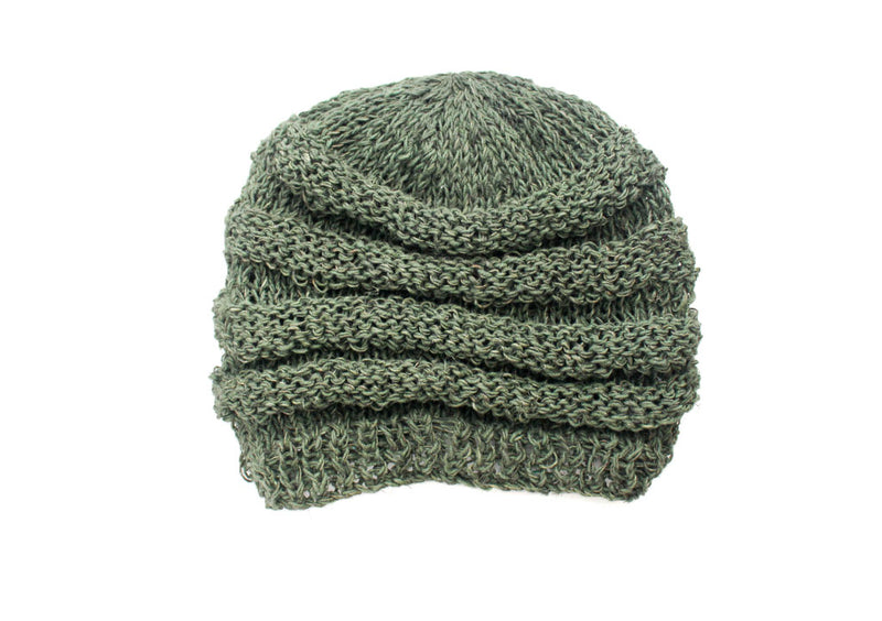 Eco Friendly and Earthy Hemp Beanie, Unisex Hemp Hat - nepacrafts
