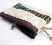 Hemp Clutch Purse with Zipper - nepacrafts