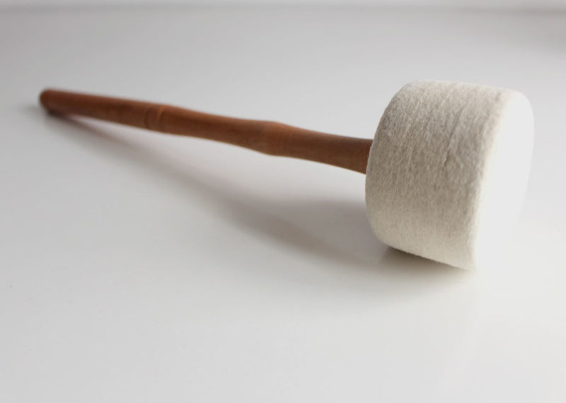 White Felt Drum Sticks for Singing Bowls