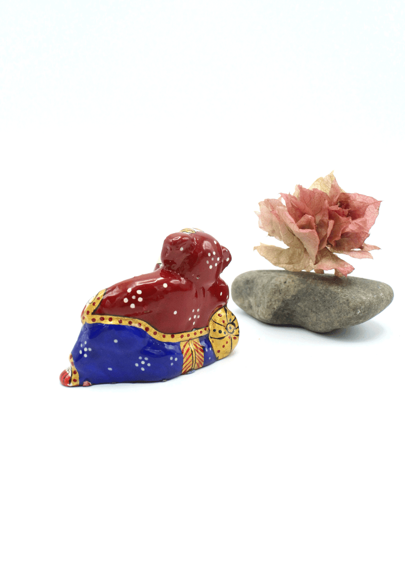 Mini Ganesha Handpainted Statue