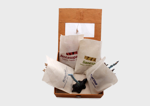 4 in 1 Traditional Nepalese Rope Incense Christmas Gift Box - nepacrafts