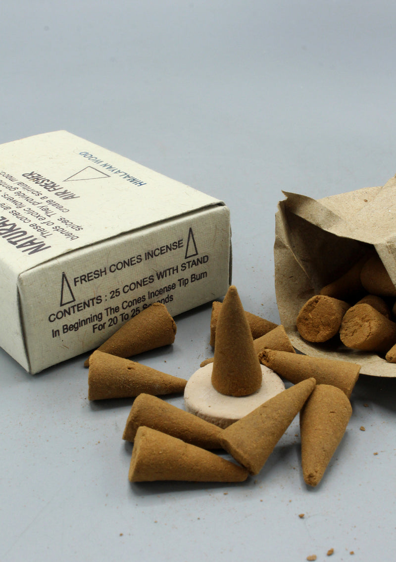 Himalayan Wood Tibetan Natural Cone Incense