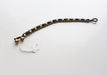 Black and White Glass Beads Handwoven Teen Anklet - nepacrafts
