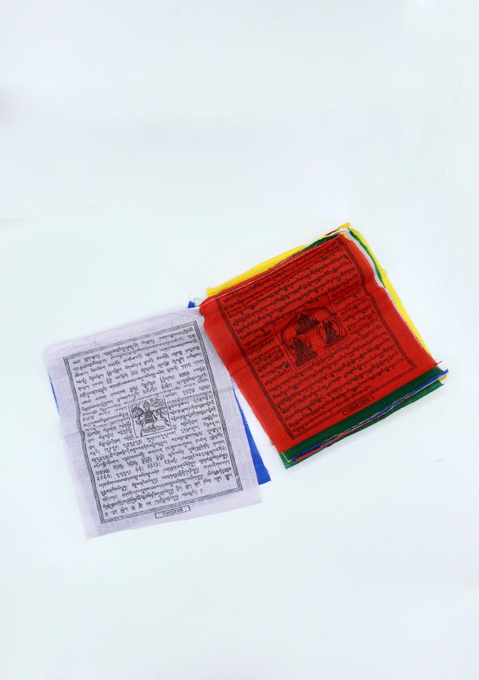 Divine Blessings Fine Cotton Tibetan Prayer Flags 5 Roll Gift Pack
