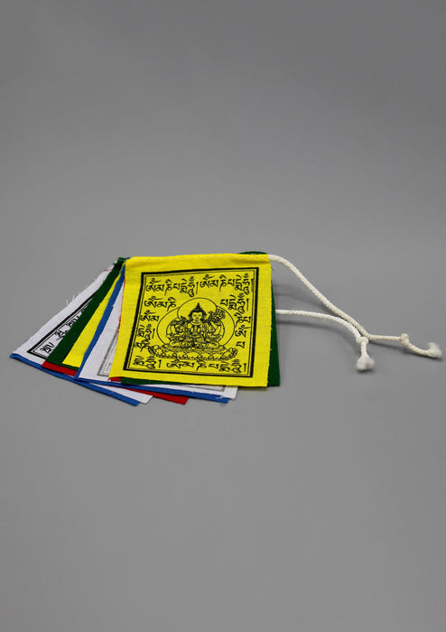 Chenrezig Mantra for Compassion Mini Tibetan Prayer Flags