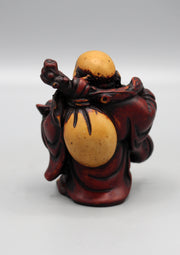 Laughing Buddha with Sack Resin Statue - nepacrafts