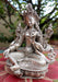 925 Sterling Silver Majestic Green Tara Statue 5.5" - nepacrafts