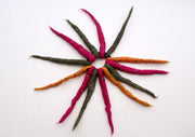 Colorful Urchin Merino Wool Felt Hair Band with beads Decoration - nepacrafts