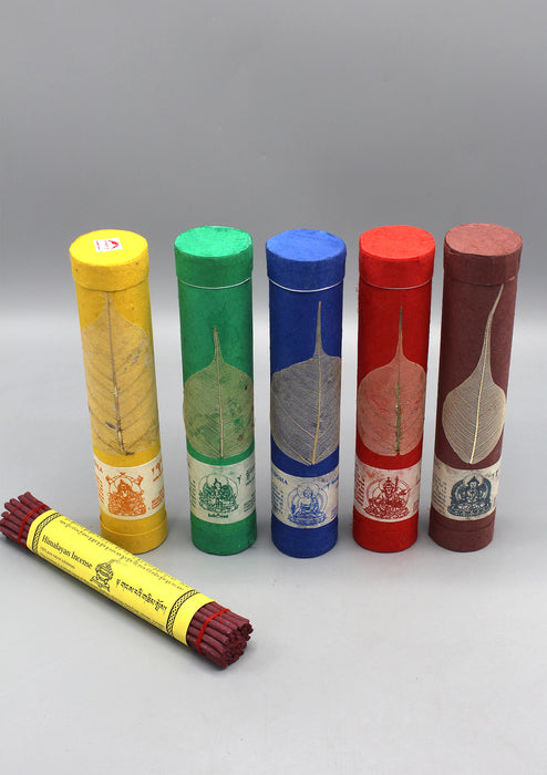 Set of 5 Tibetan Deities Tube Incense Gift Pack