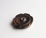 Small Round Wooden Incense Burner - nepacrafts