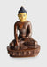 Copper Oxidized Shakyamuni Buddha Statue with Golden Face 5.5" High: SST380 - nepacrafts