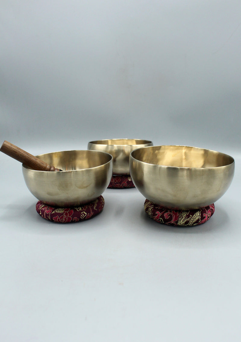 Zen Tibetan Singing Bowl with Cushion and Mallet