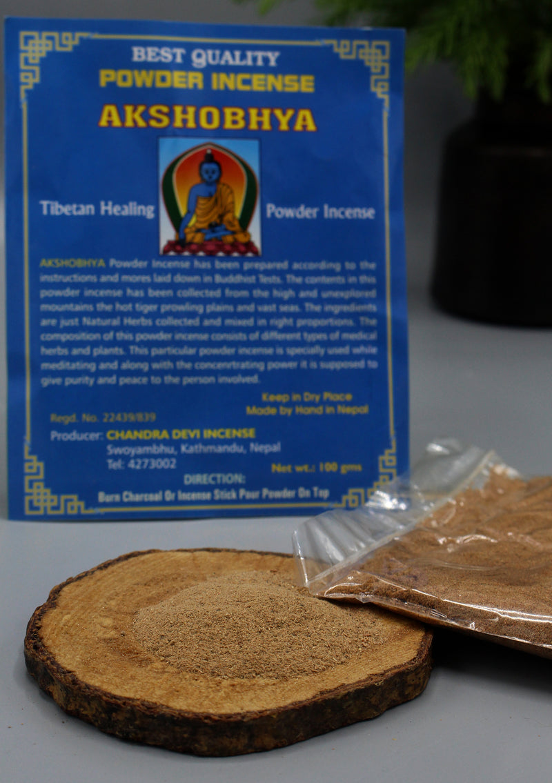 Akshovaya Buddha Tibetan Powder Incense