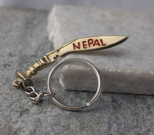 Nepalese Khukri Knife Key Chain-A Souvenir Key Ring - nepacrafts