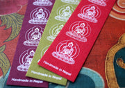 Shakyamuni Buddha Lokta Paper Bookmark with Charm Tassel - nepacrafts