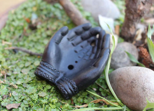 Hand Shaped Terracotta Incense Burner - nepacrafts