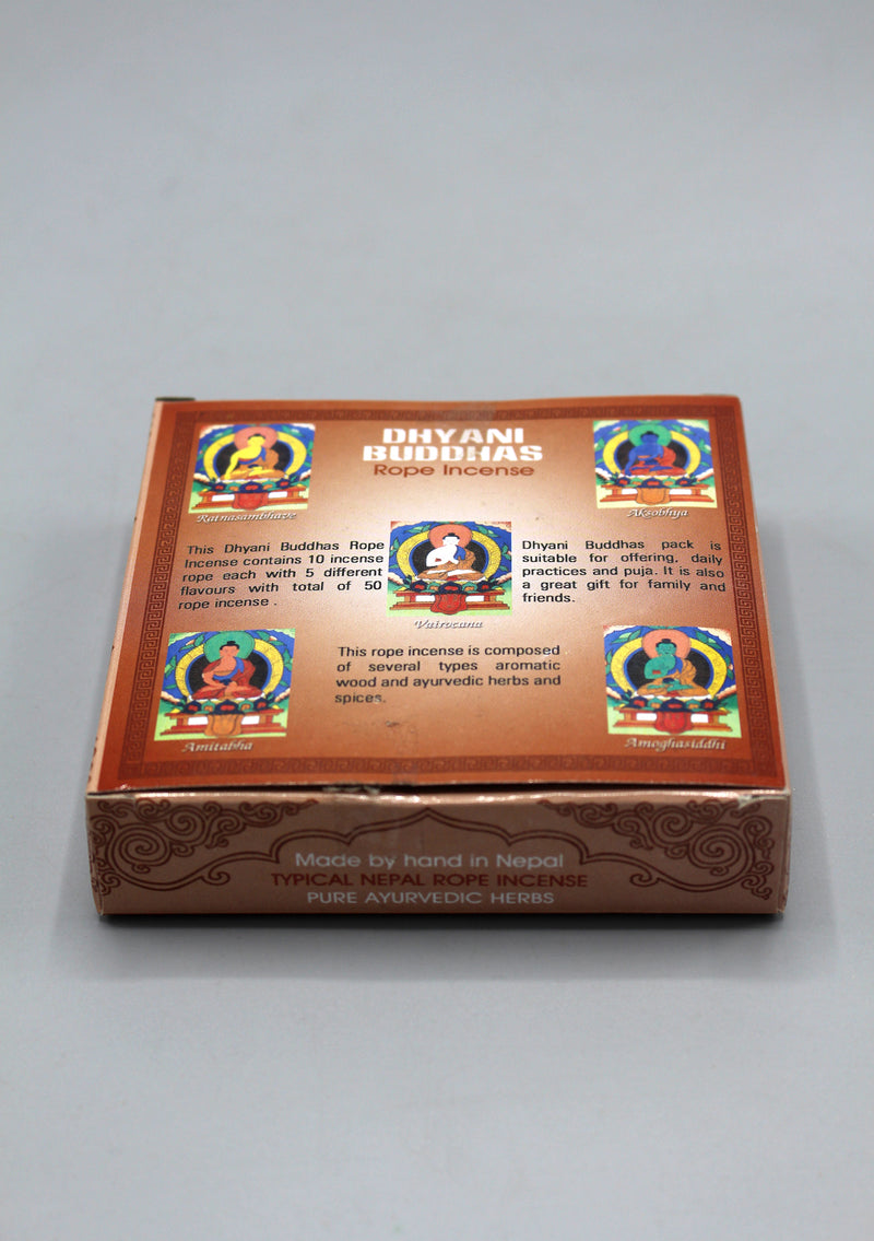 Five Dhyani Buddhas Rope Incense