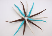 Merino Wool Felt Colorful Urchin Head Band - nepacrafts