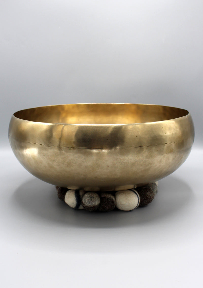 Tibetan Hand Hammered Large Healing Singing Bowl 13.5"