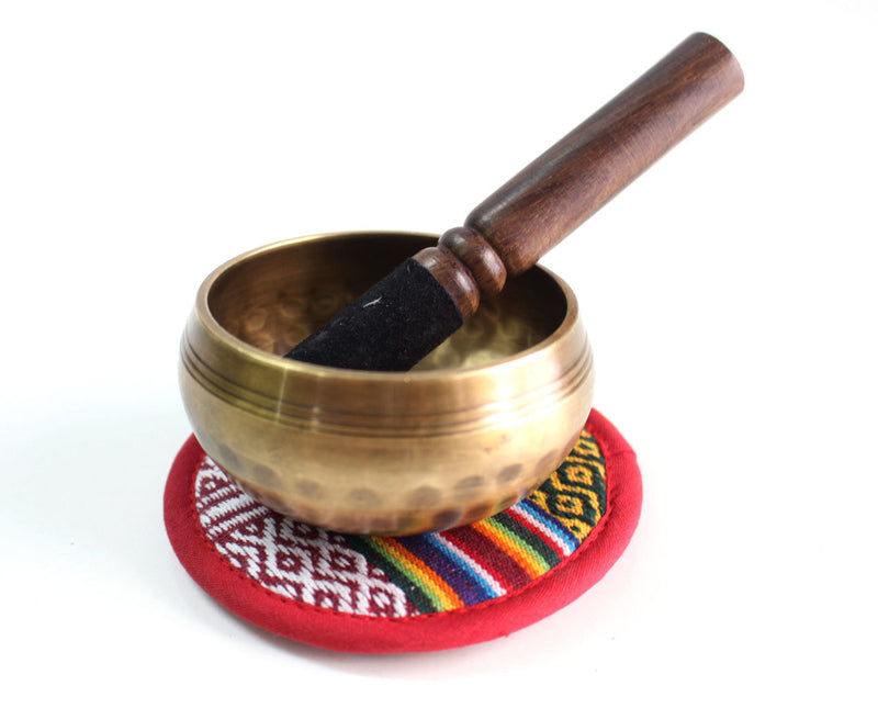 Mini Hand Hammered Couprey Singing Bowls 7.5cms