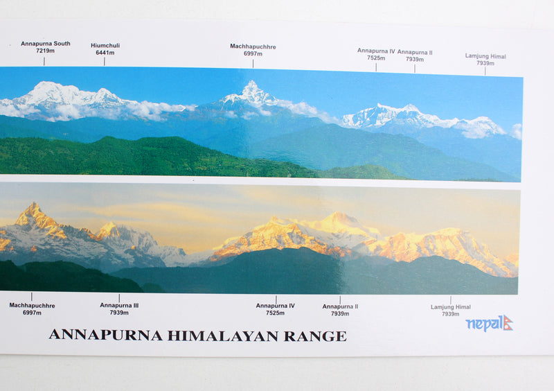 A Panoramic View of The Annapurna Himalayan Range - nepacrafts