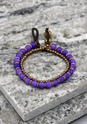 Elegant Glass Beads Small Anklet - nepacrafts