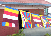 Tibetan Buddhist Cotton Prayer Flags - nepacrafts