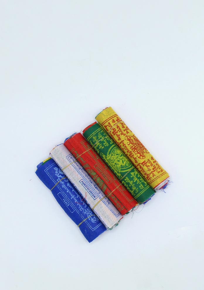 Tibetan Prayer Flags Cotton Gift Set Mini