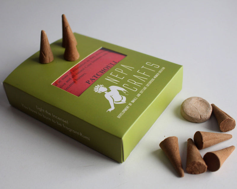 Patchouli Cone Incense - nepacrafts