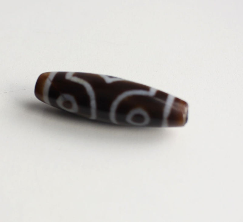 42 mm Three Eyed Dzi Bead - nepacrafts