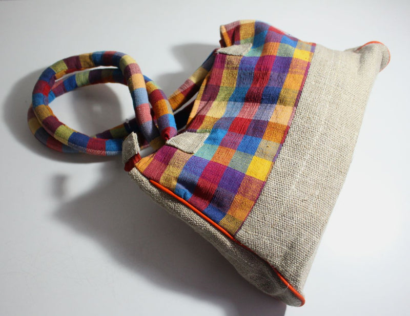 Fair Trade Allo(Nettle) Cotton Shoulder Bag - nepacrafts