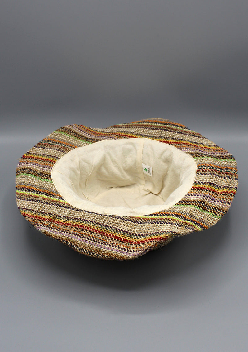 Multicolor Stylish Summer Hemp Hat - nepacrafts