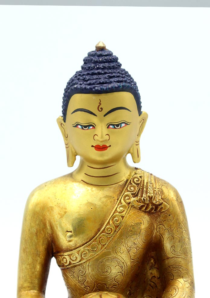 Fully Gold Plated Amitabha Buddha Statue