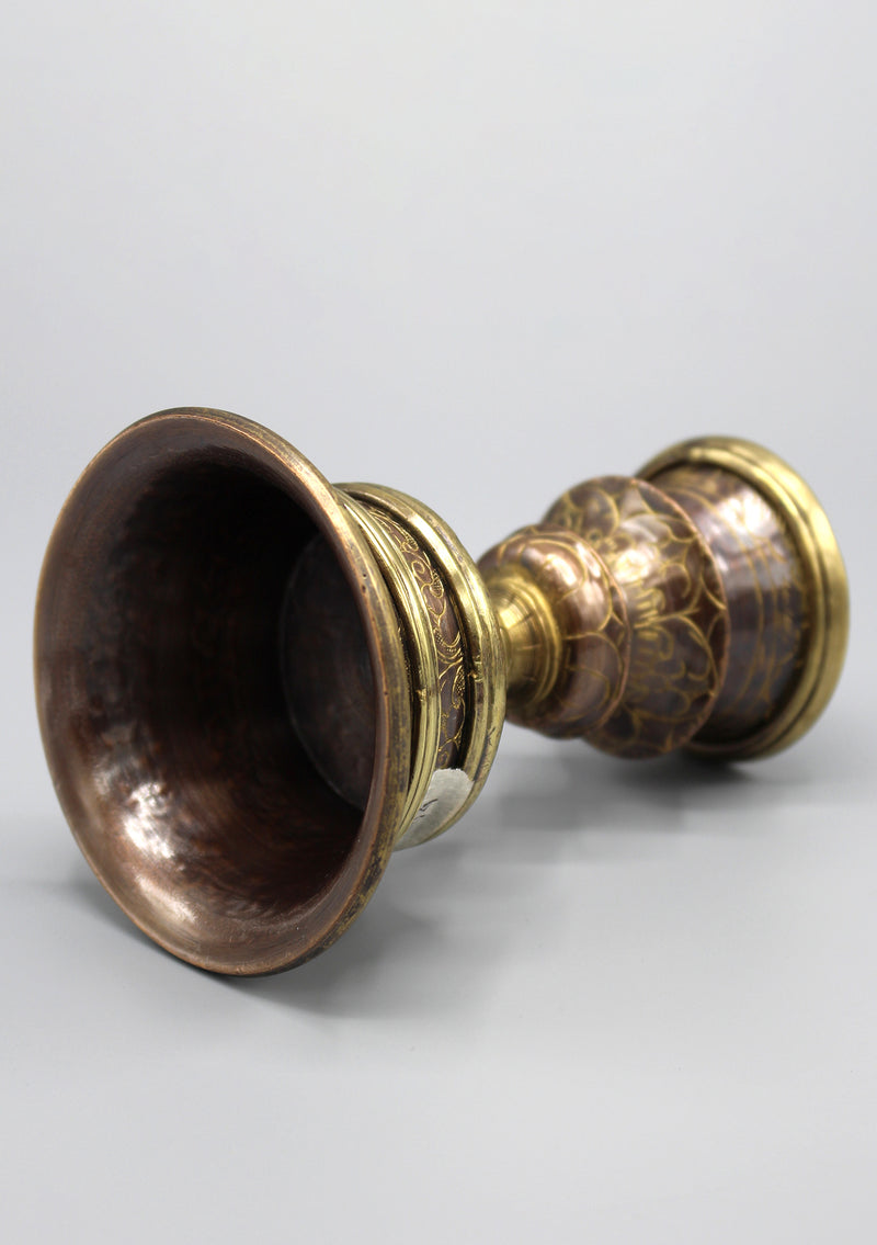 Fine Carving Tibetan Buddhist Butter lamp - nepacrafts