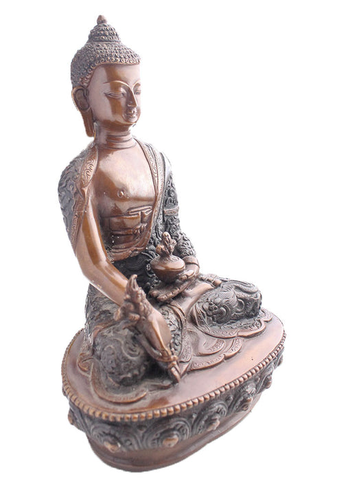 Medicine Healing Buddha Statue 8 inch High - nepacrafts