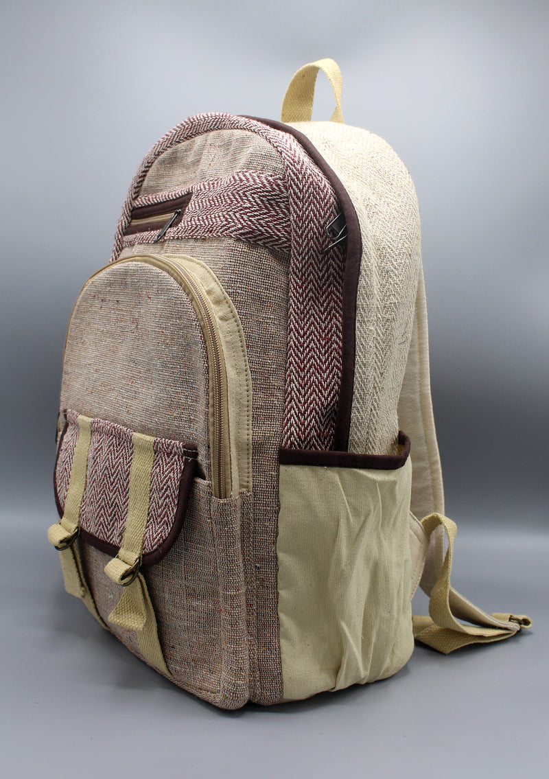 Eco Friendly Handmade Travel Hemp Rucksack - nepacrafts