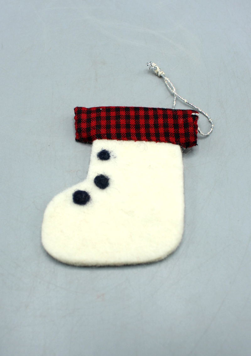 Felt Christmas Stockings Hanging Ornament