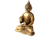Brass Amoghasiddhi Buddha Statue, 5 Inch High - nepacrafts