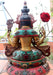 19" High Chenrezig Statue Inlaid Turquoise and Stone - nepacrafts