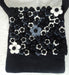 Black Flower Felt Shoulder Bag - nepacrafts