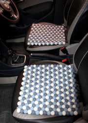 Felt Balls Square Car seat Mat - nepacrafts