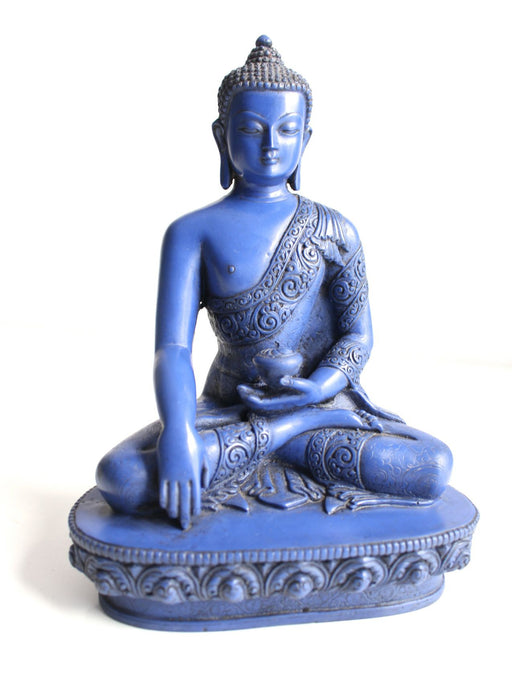 Shakyamuni Buddha Large Resin Statue 9" - nepacrafts