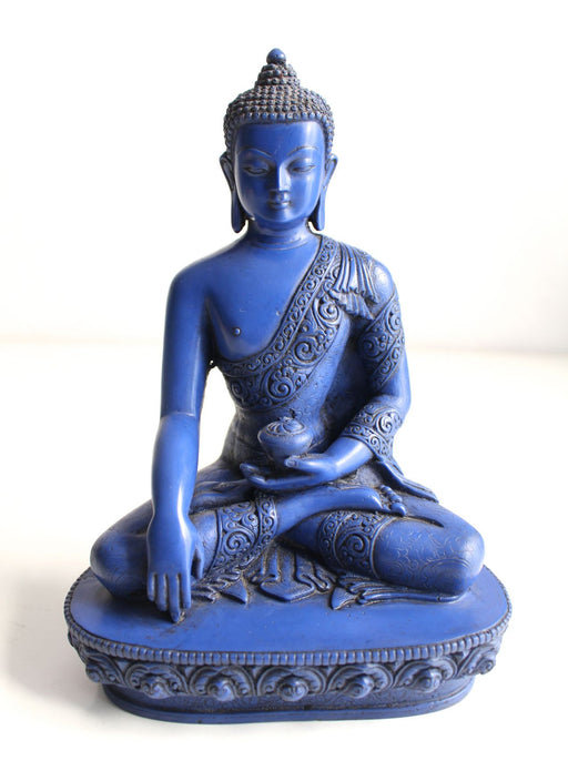 Shakyamuni Buddha Large Resin Statue 9" - nepacrafts