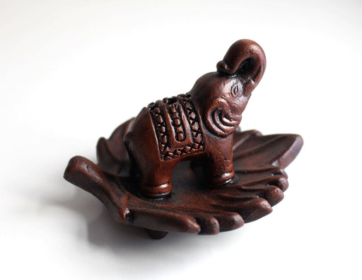 Terracotta Elephant Incense Burner - nepacrafts