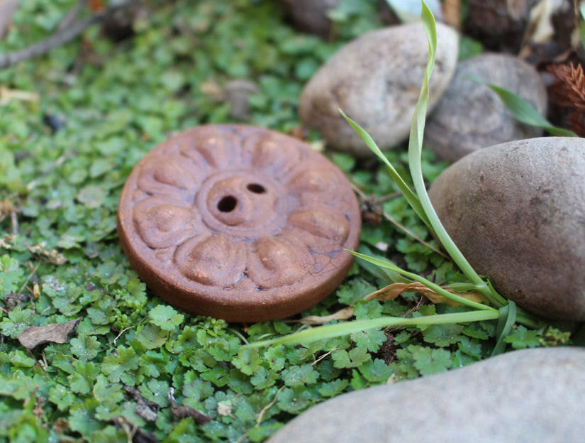 Small Clay Incense Burner - nepacrafts