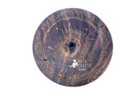 Handcarved Flat Lotus Wooden Incense Burner - nepacrafts